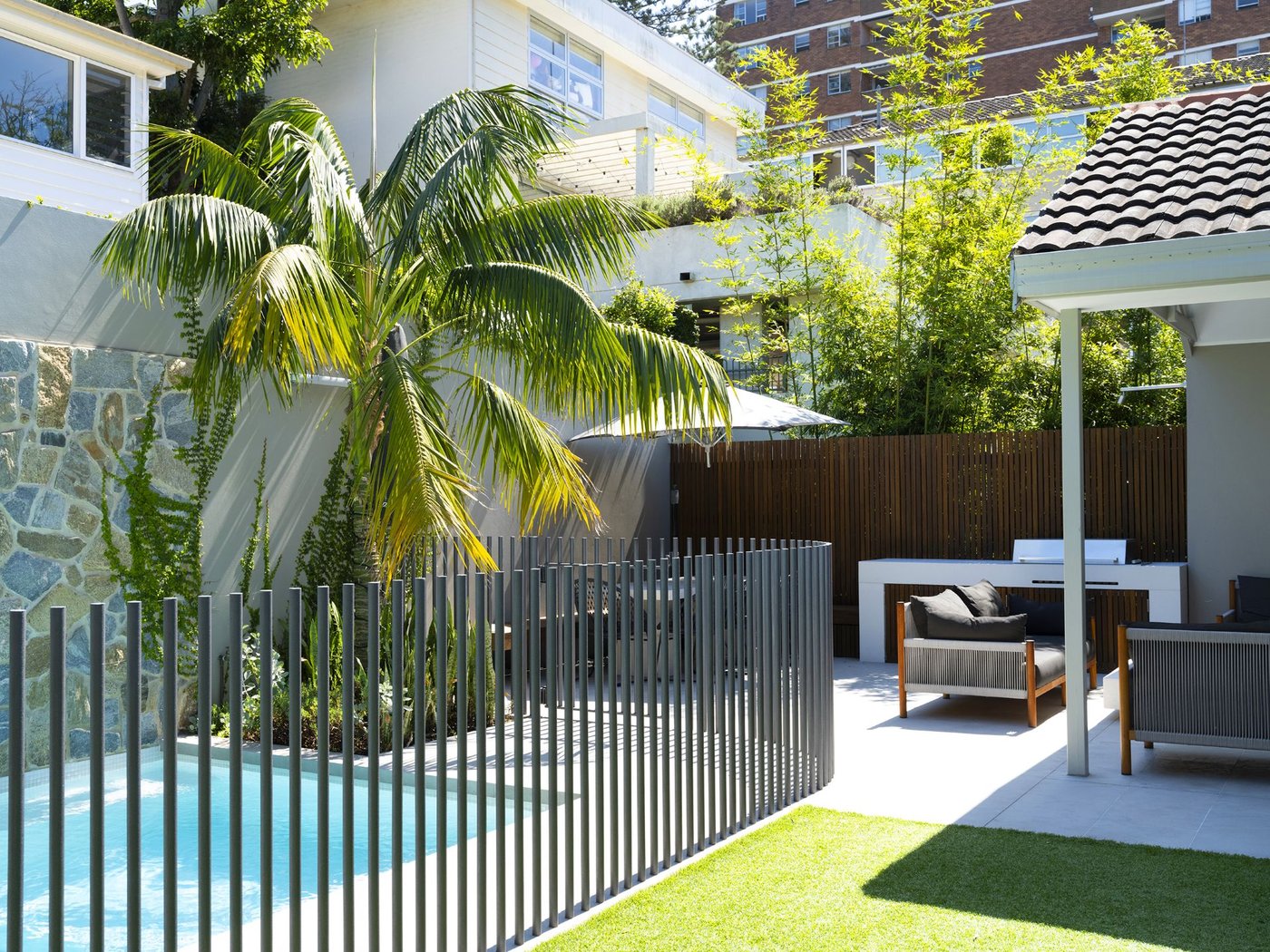 Poolside Outdoor Living Design