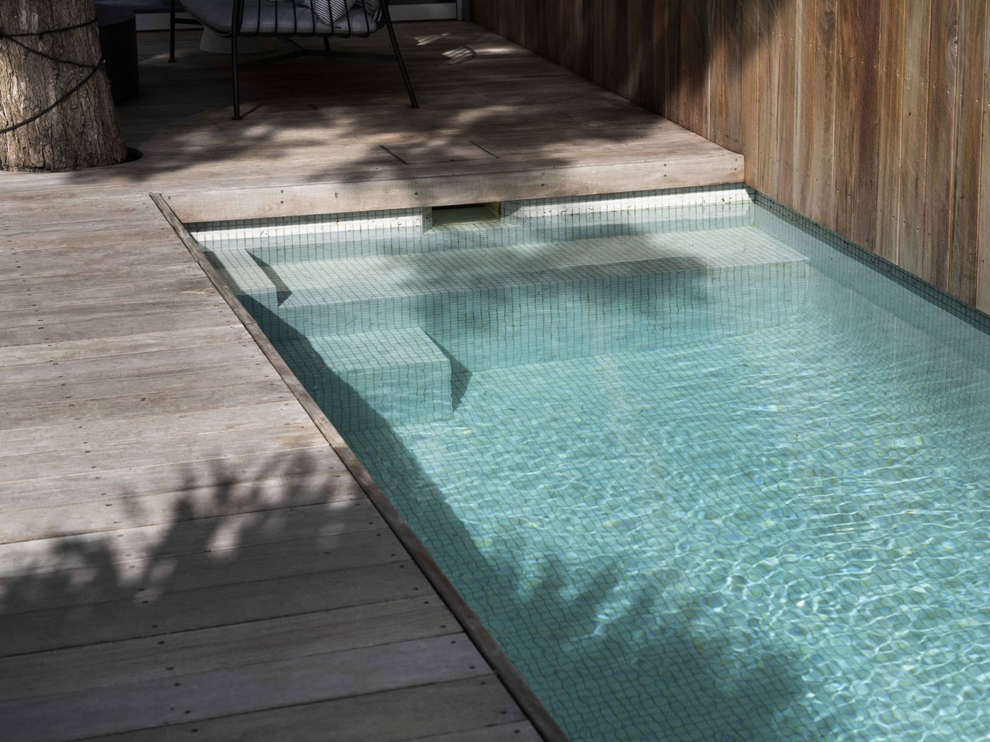Concrete Pool Courtyard