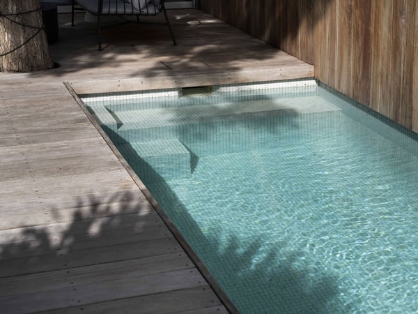 Concrete Pool Courtyard